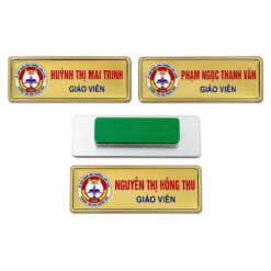 Thẻ tên kim loại 2 mặt