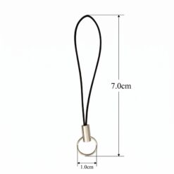 Kích thước móc điện thoại nhỏ màu bạc