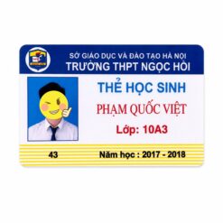 Thẻ đeo học sinh ngang