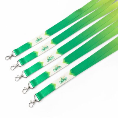 Dây đeo thẻ nhân viên móc gạt kim loại