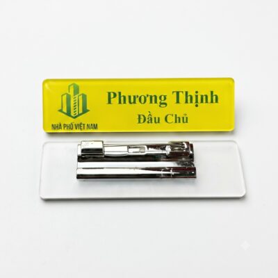 Bảng tên mica 2 mặt