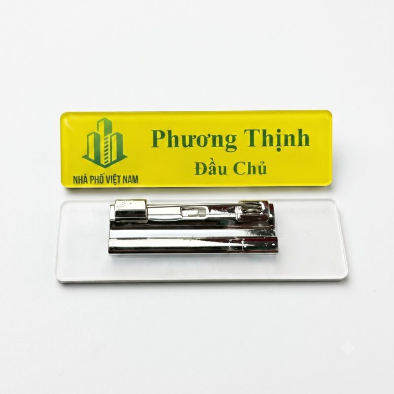 Bảng tên mica 2 mặt