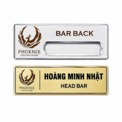 Mẫu bảng tên lễ tân