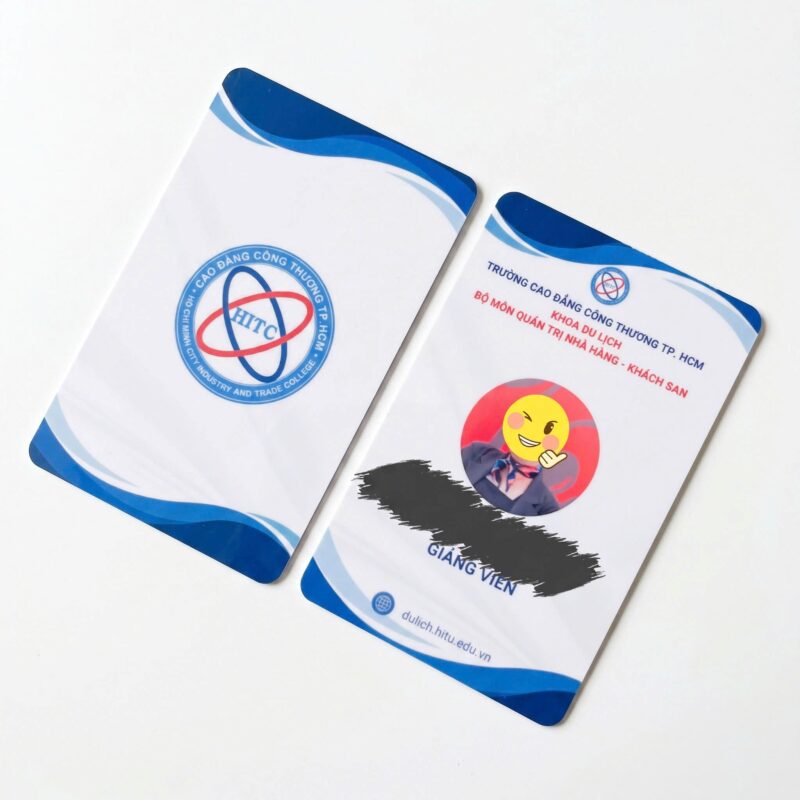 Thẻ nhựa pvc in 2 mặt theo yêu cầu